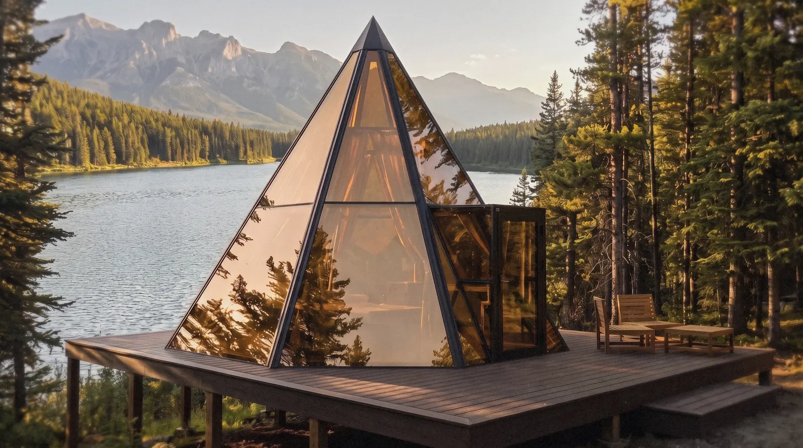 The Facet glass dome