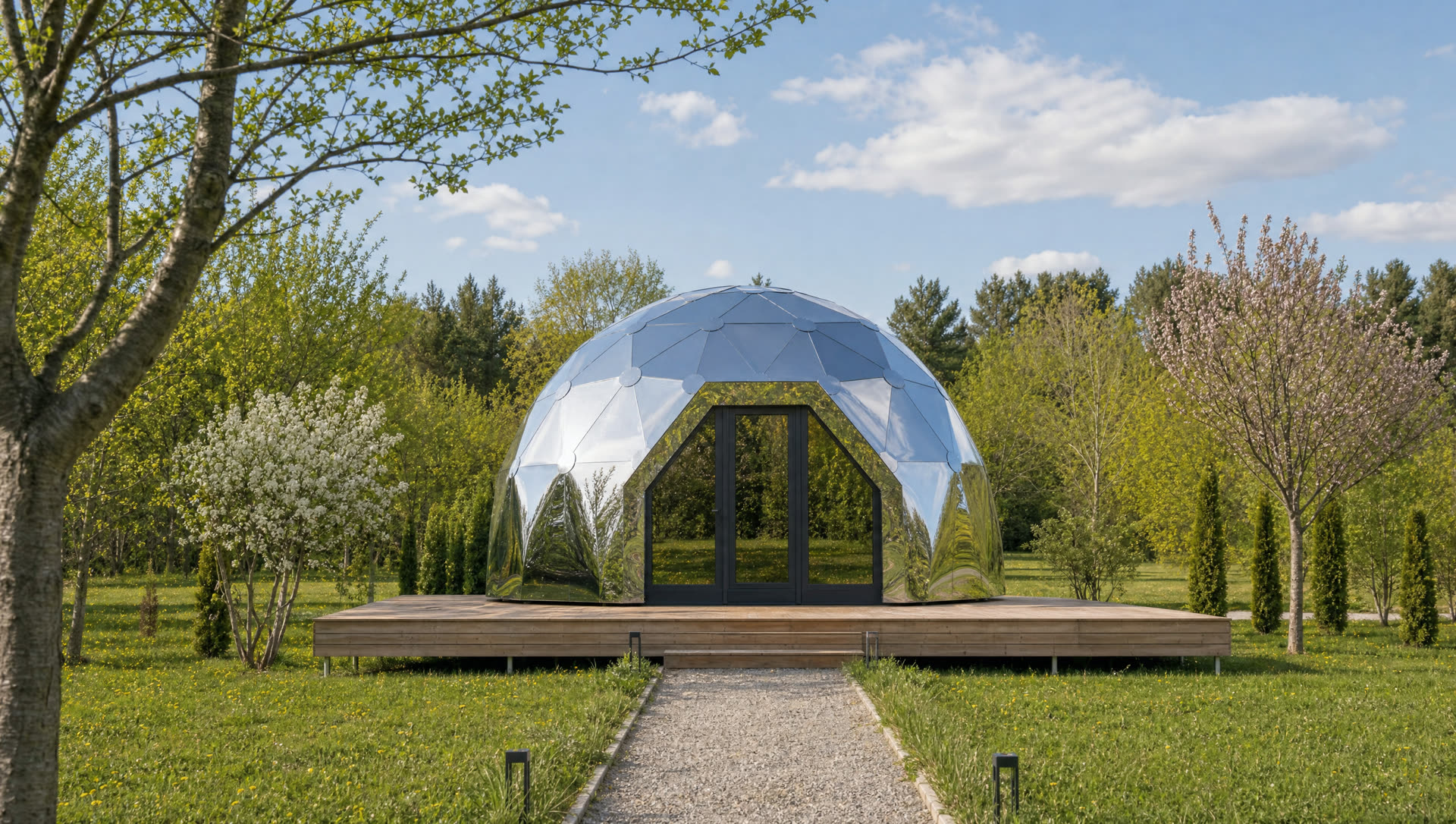 SwitchDome dome in spring